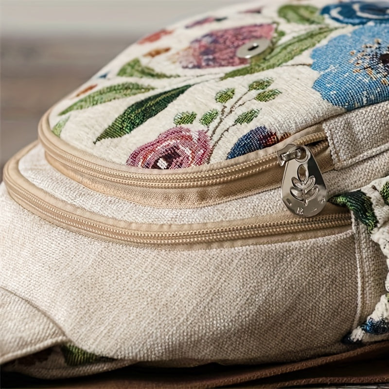 Vintage Ethnic Style Backpack Retro Bohemian Travel Daypack
