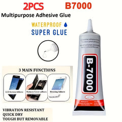 2pcs B-7000 Strength Glue for Phone Screen Jewelry Watch Rep