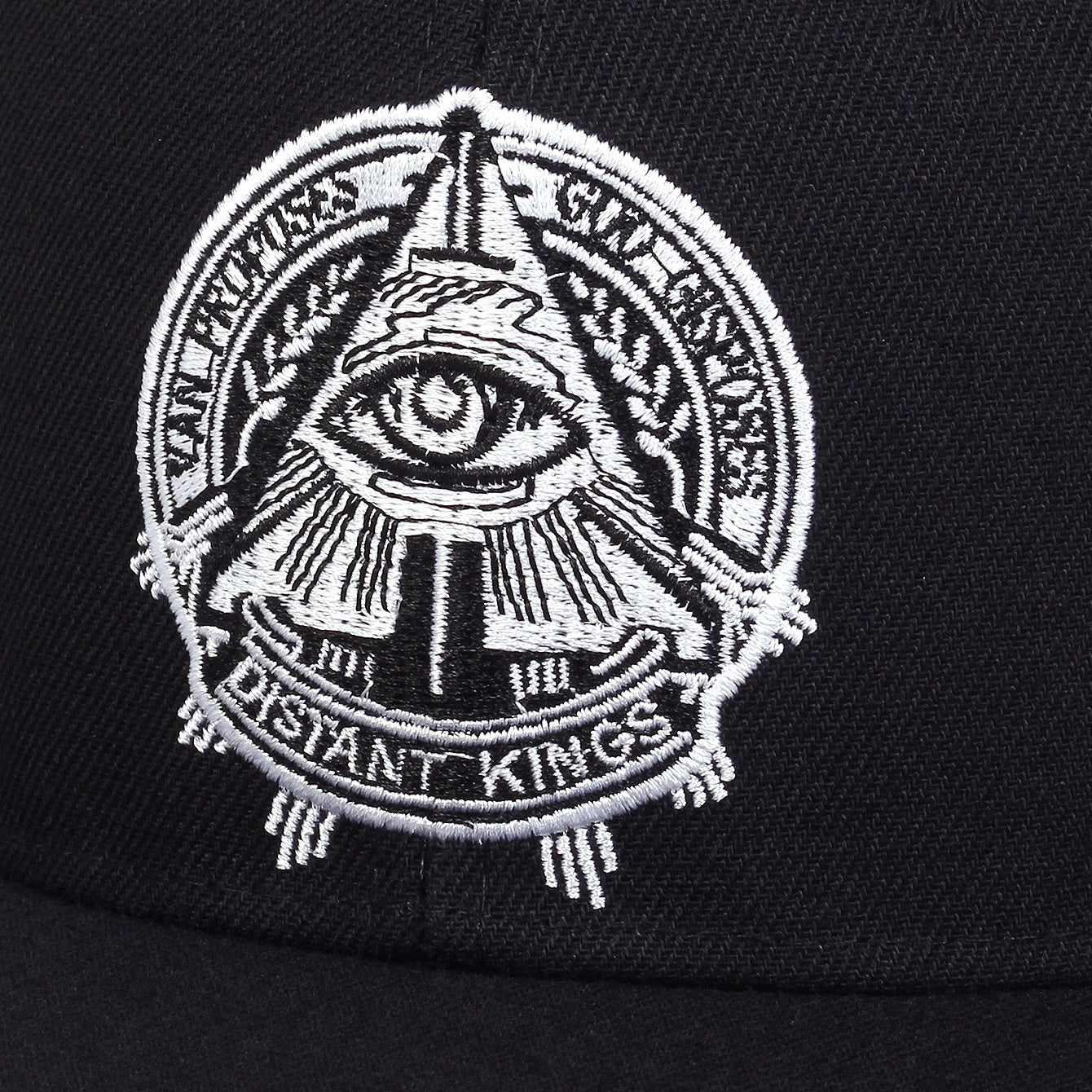 God's Eye Embroidered Men's Hip Hop Flat Brim Hat