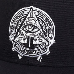 God's Eye Embroidered Men's Hip Hop Flat Brim Hat