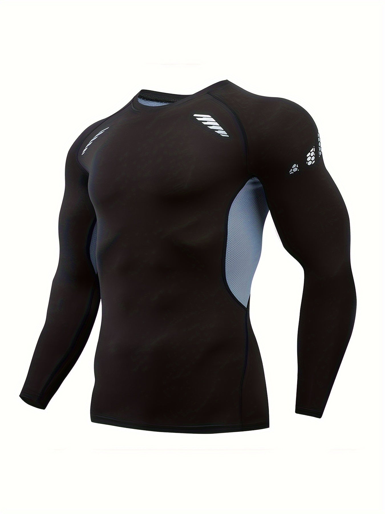 Men's Long Sleeve Compression Shirt for Sports Workout