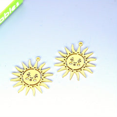 3pcs Vintage Mixed Style Golden Silver Pendant DIY Jewelry Making Accessories