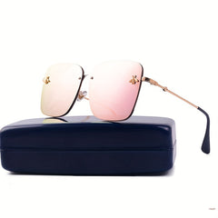 Vintage Rimless Metal Glasses For Men