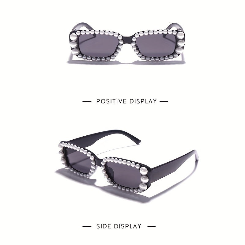 Y2K Rectangle Sunglasses Jelly Anti Glare Glasses UV400