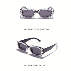 Y2K Rectangle Sunglasses Jelly Anti Glare Glasses UV400