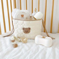 Pure Cotton Love Quilting Baby Stroller Hanging Bag