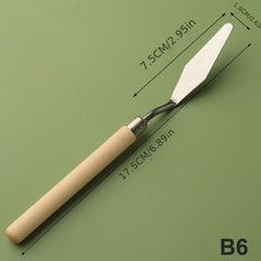 Stainless Steel Painting Scraper Palette Art Tools
