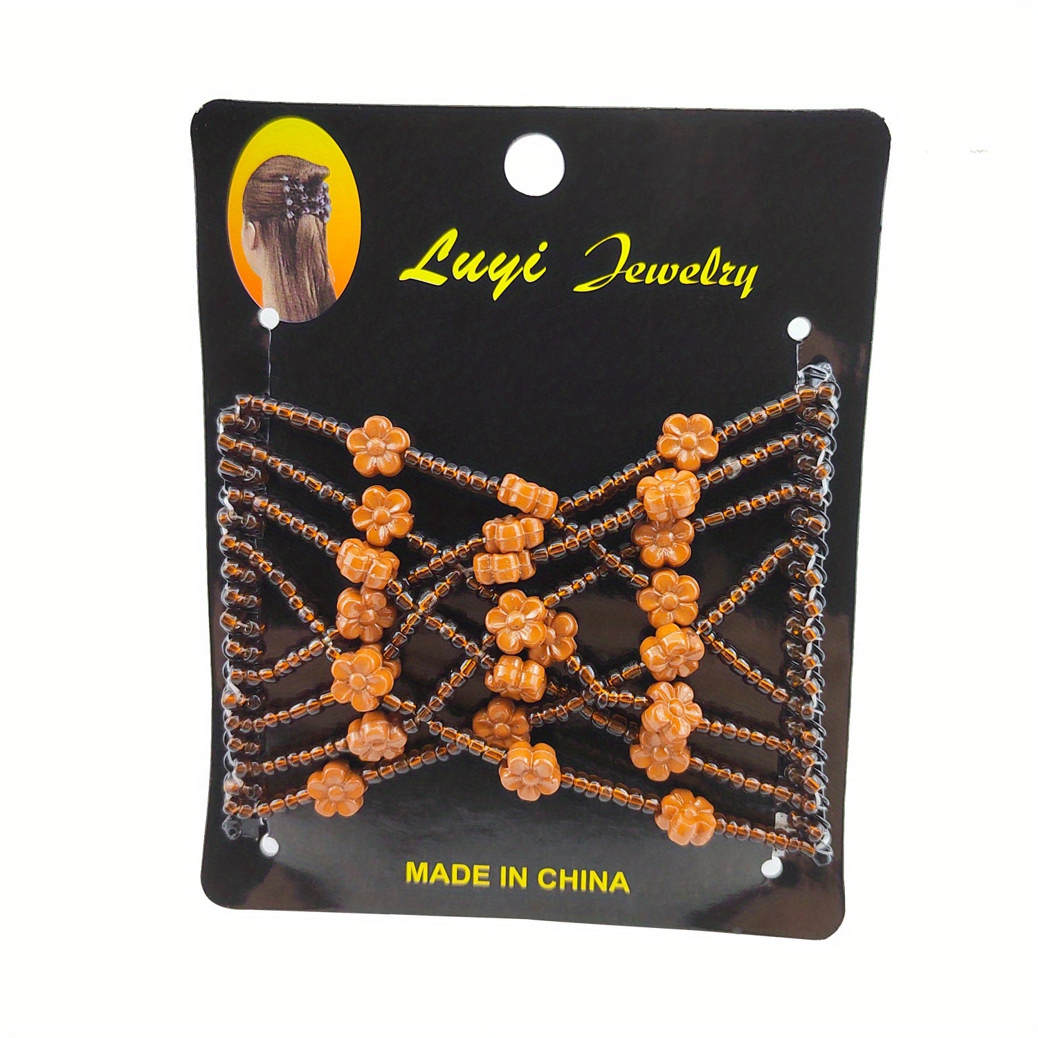Vintage Beaded Hair Comb Clips for Women Girls