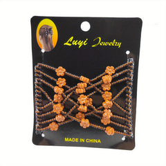 Vintage Beaded Hair Comb Clips for Women Girls