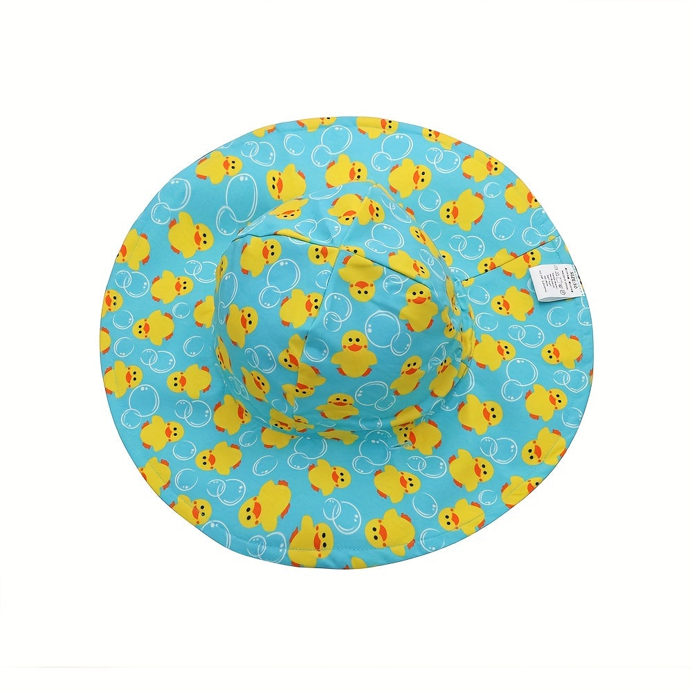 Graphic Print Sun Hat for Teens Adjustable & Breathable