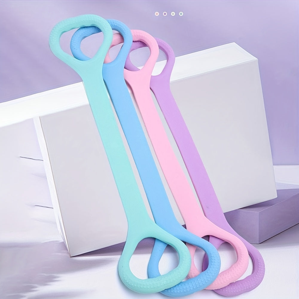 Silicone Loop Stretching Tension Belt for Yoga Pilates Dance Fitness