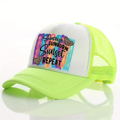 Men's Love Letter Print Peaked Cap Street Baseball Cap