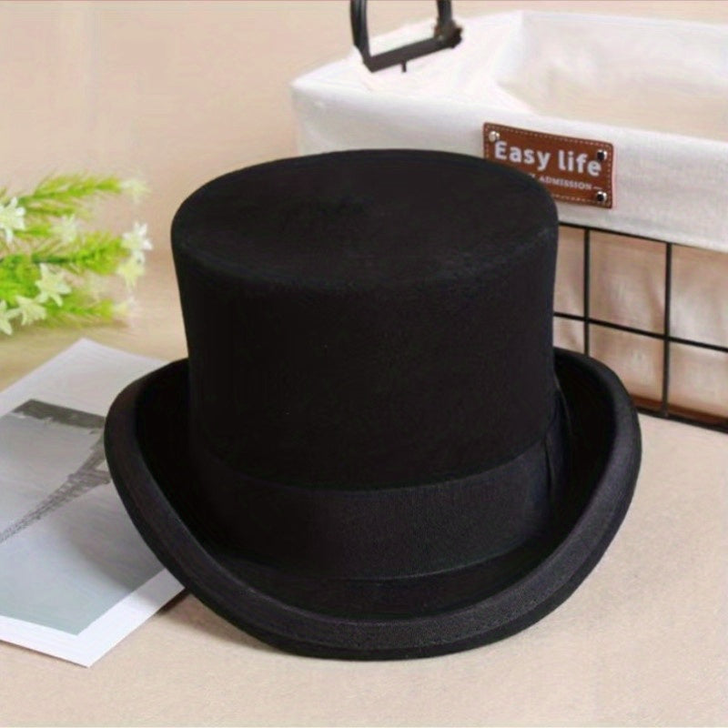 Men's Wool Bowler Hat for Meeting - 56 22.04 22.83inch