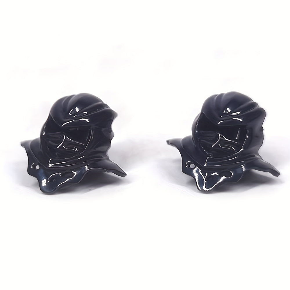 9pcs Mini Warrior Helmets & Headscarves Set for DIY Building Blocks