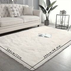 Ultra Soft Plush Rug Non Slip Fluffy Shaggy Rug Waterproof Throw Rugs
