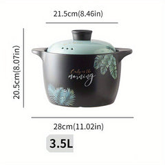 Casserole Stew Pot High Temp Resistant Soup Pot Ceramic Large Casserole