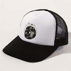 Astronaut Planet Trucker Hat Baseball Cap Sunshade Dad Hat