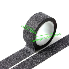 3 Rolls 5M Glitter Tape Sticker Paper Adhesive Tape Label Craft