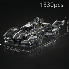 1330pcs Sports Car Building Blocks Model DIY Toy Easy Assembly Holiday Gift