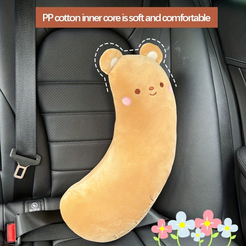 Cartoon Plush Car Seat Belt Shoulder Protector
