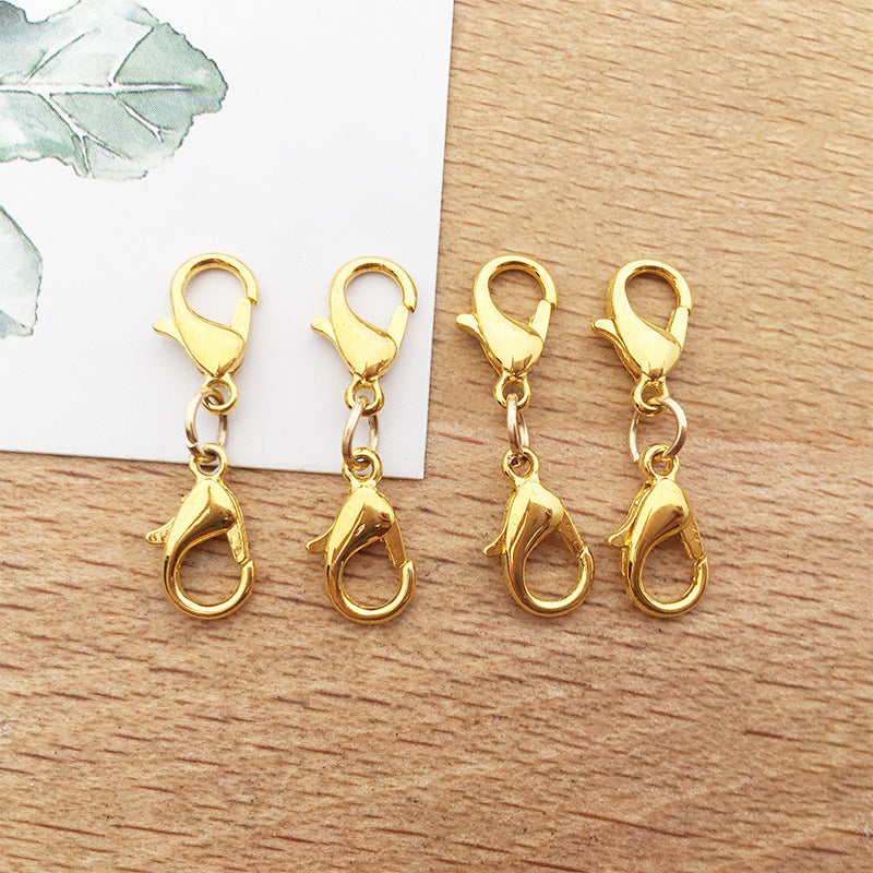 4pcs Double Headed Lobster Clasps DIY Jewelry Accessories