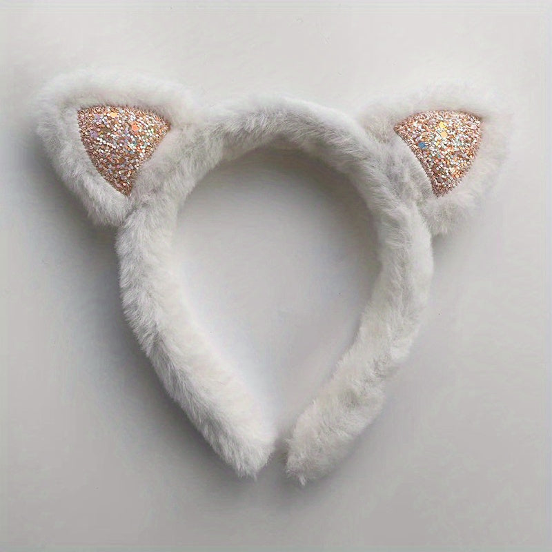 Cat Ears Hair Band Cartoon Headband for Skincare Girls