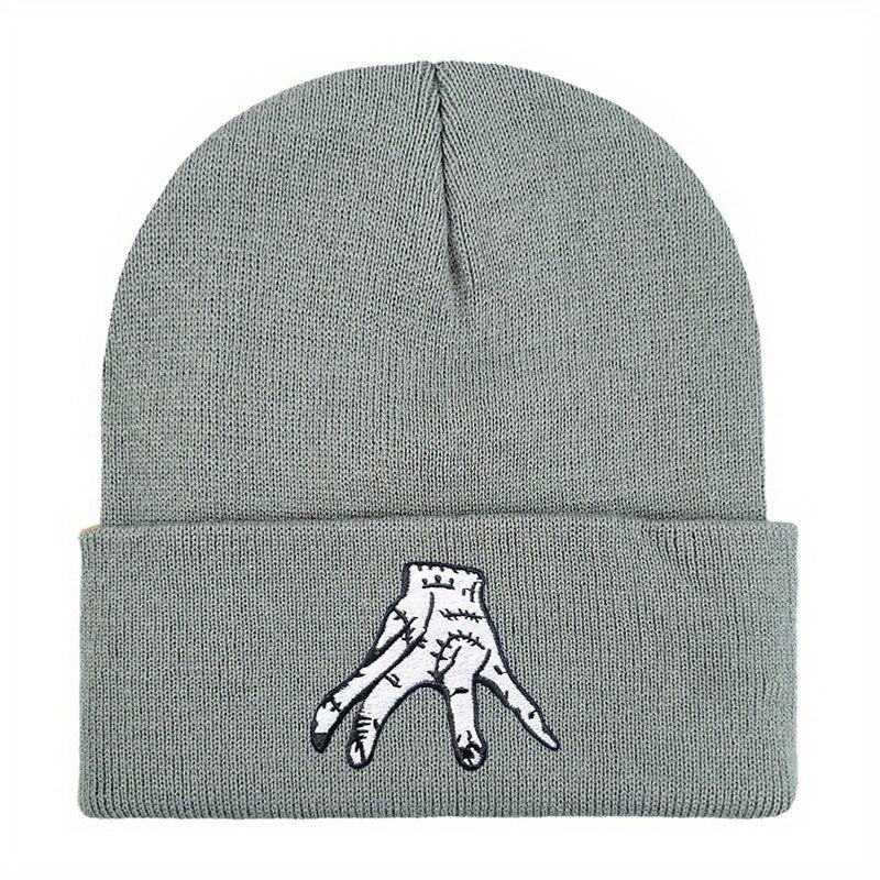 Embroidered Beanie Hat for Men & Women