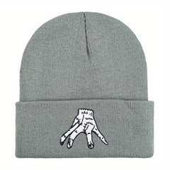 Embroidered Beanie Hat for Men & Women