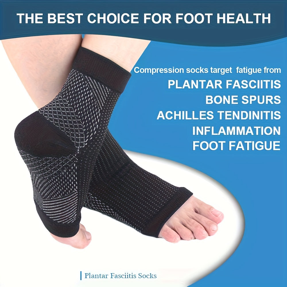 Compression Ankle Support Socks for Sports Recovery and Pain Relief