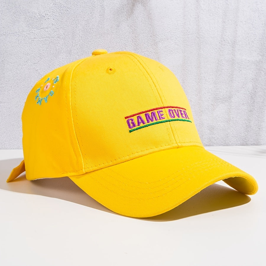 Sunscreen Baseball Hat Men's Embroidered Sunshade Cap