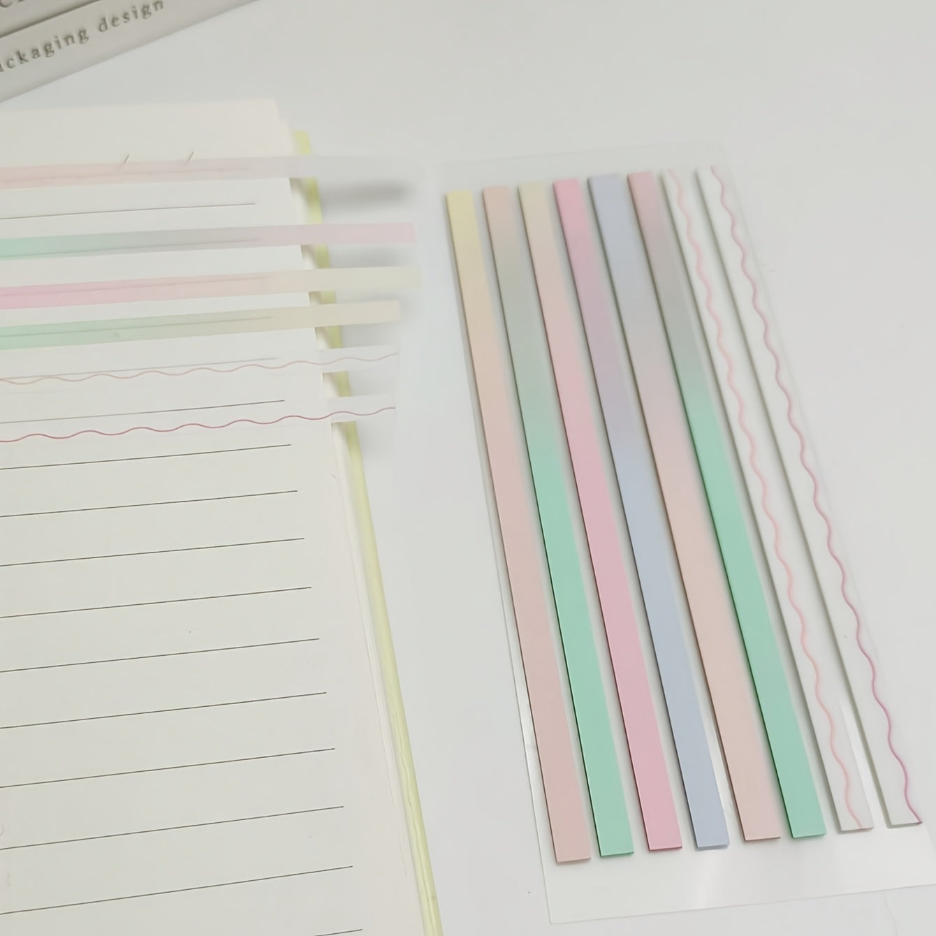 160pcs Transparent Highlighter Tape Sticky Tabs For Annotating Books