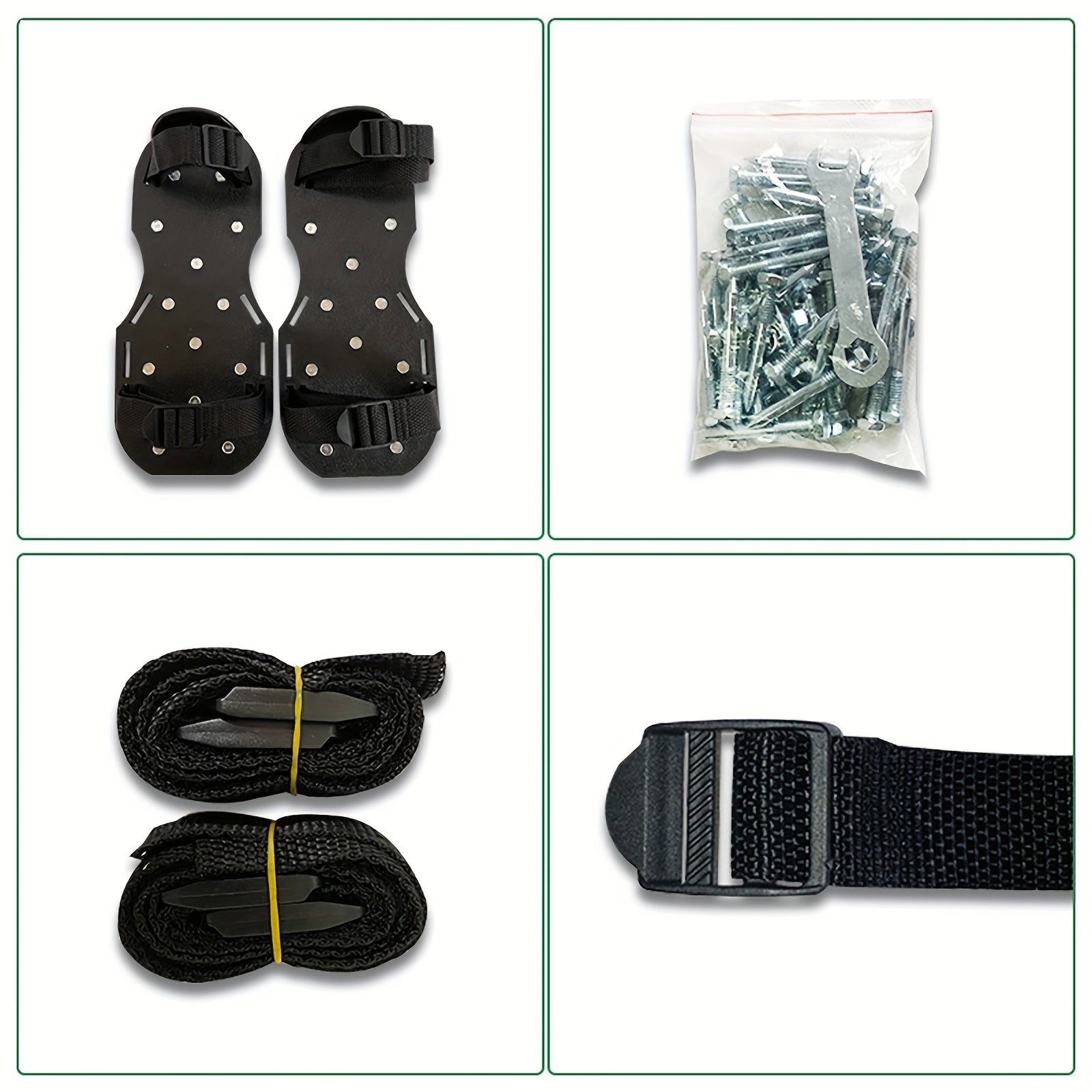 Lawn Aerator Shoes Heavy Duty Spiked Sandals Easy To Use