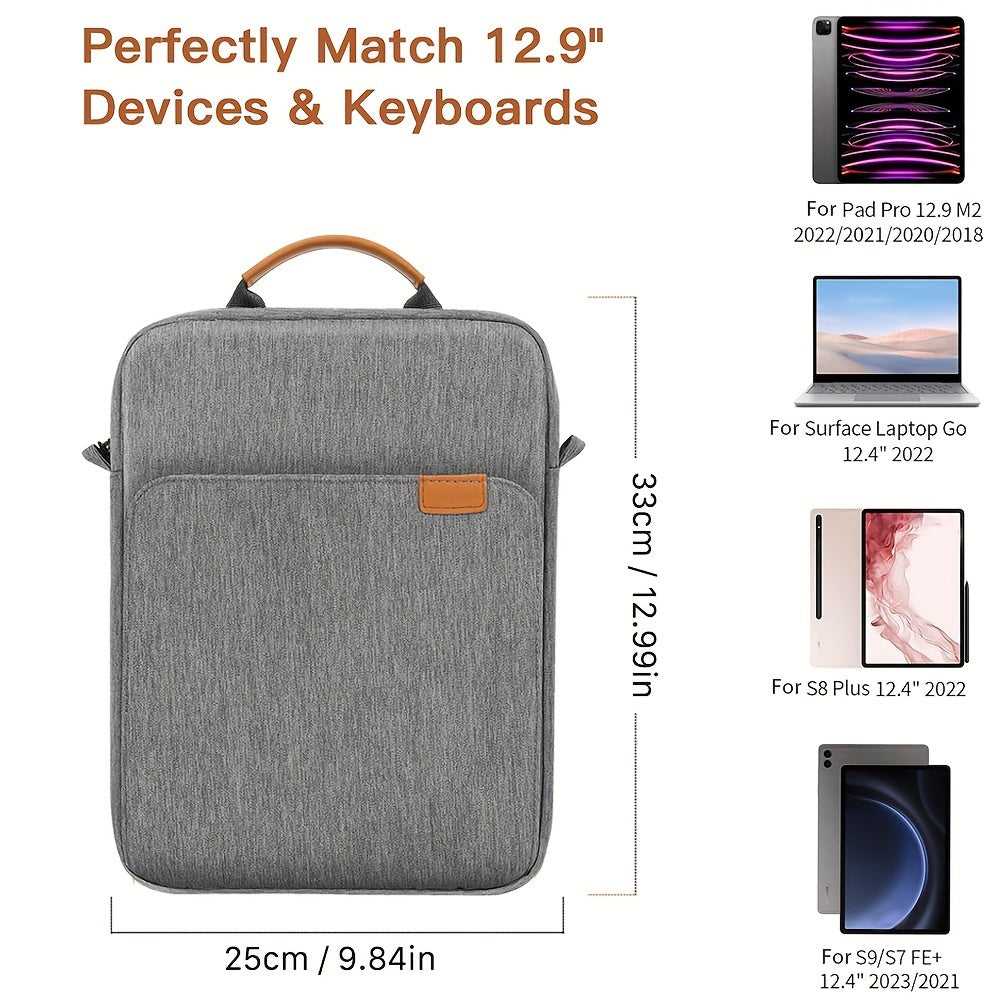 Waterproof Vertical Laptop Bag, Comfort Shoulder Strap