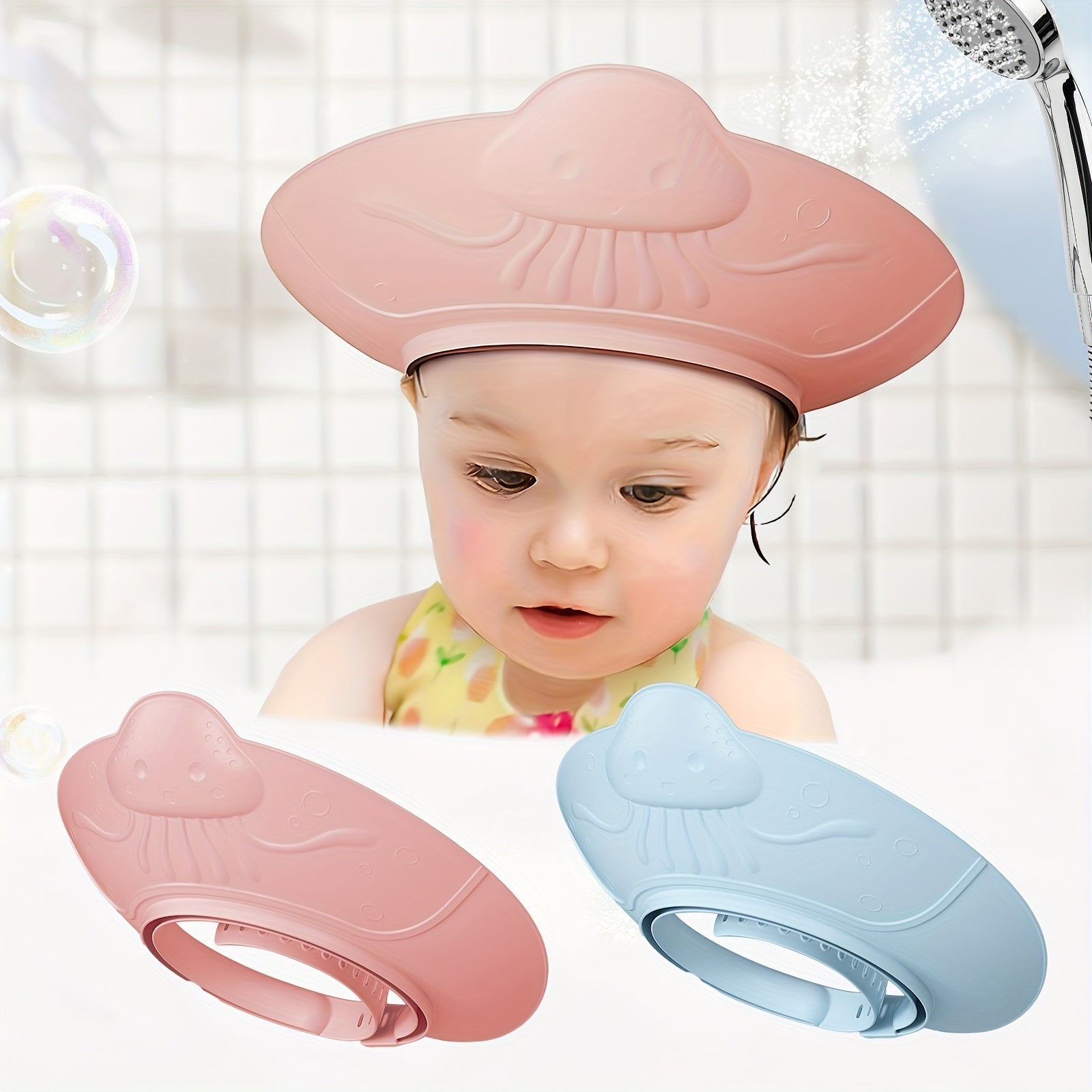 Baby Shower Cap Wash Cap Eye Protection Head Water Cover Child Care Hair Wash