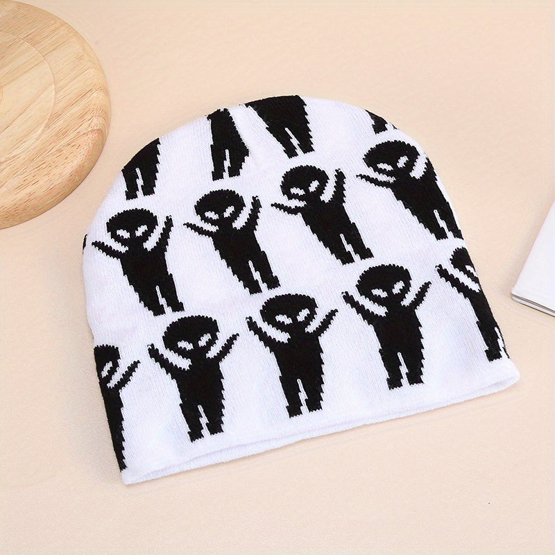 Fashionable Ear Protection Sport Knit Beanie Hat Winter Warm Ski Cold Hat