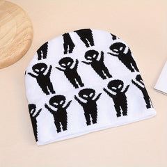 Fashionable Ear Protection Sport Knit Beanie Hat Winter Warm Ski Cold Hat
