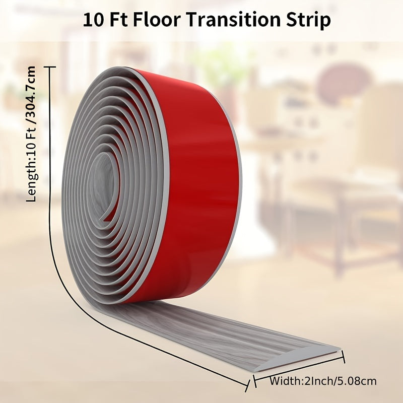 Floor Transition Strip Self Adhesive Vinyl Flat Divider Strip Trim