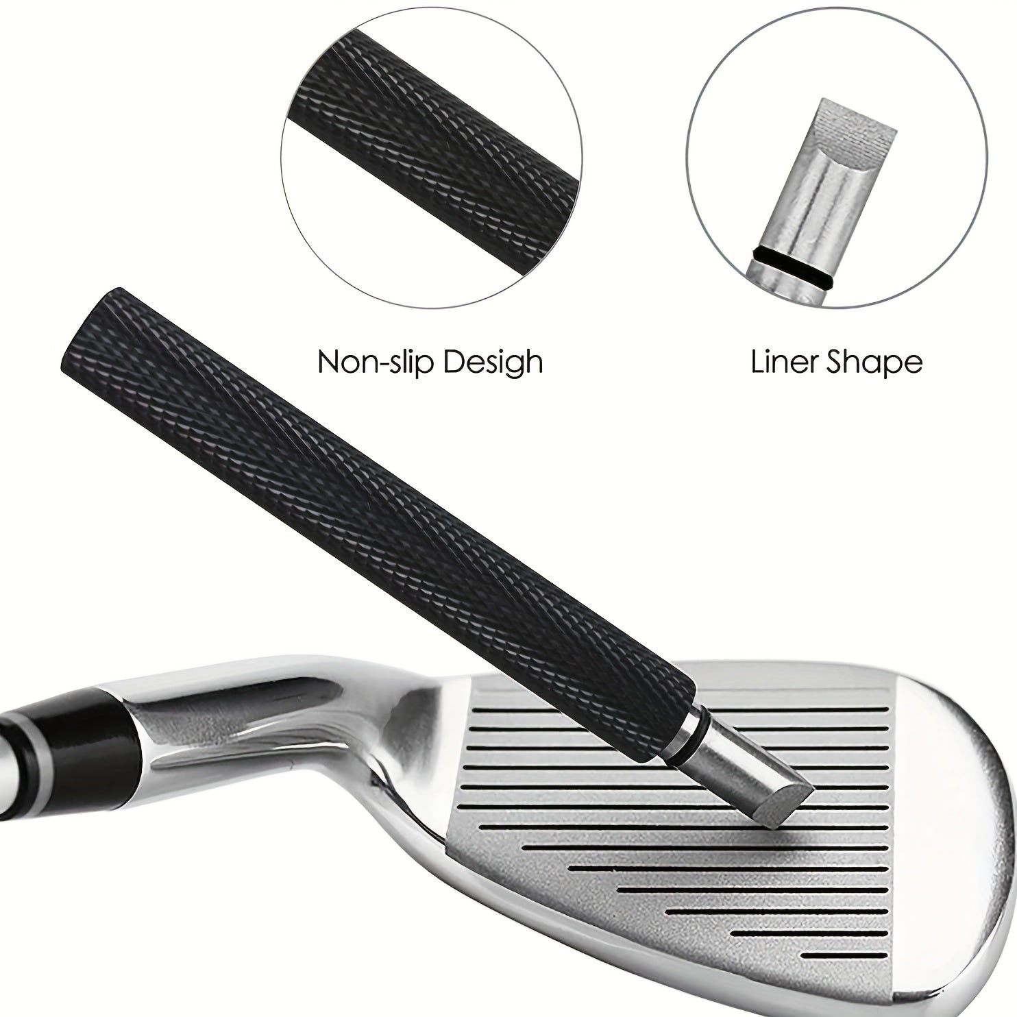 Portable Groove Sharpener Anti Slip for Golf Backspin