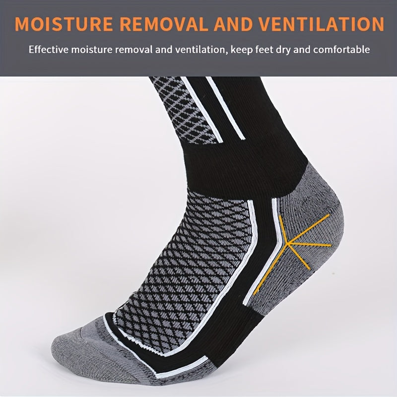 Thick Thermal Knee High Outdoor Ski Socks