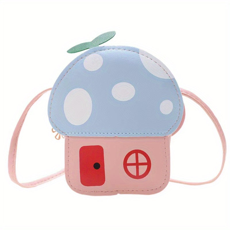Kids Mushroom Backpack Coin Purse Bag