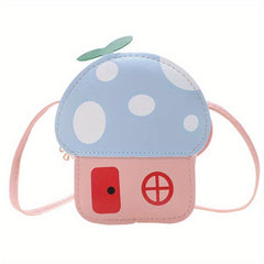 Kids Mushroom Backpack Coin Purse Bag