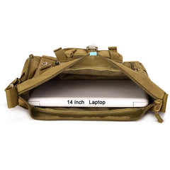 Men's Crossbody Messenger Bag 14" Laptop Capacity