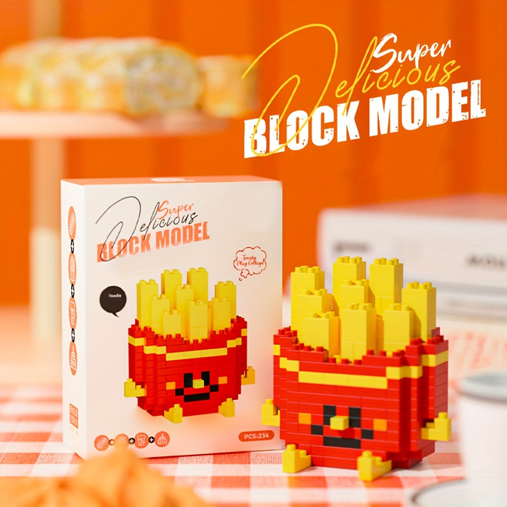 Building Blocks Toys Happy Food Play Series