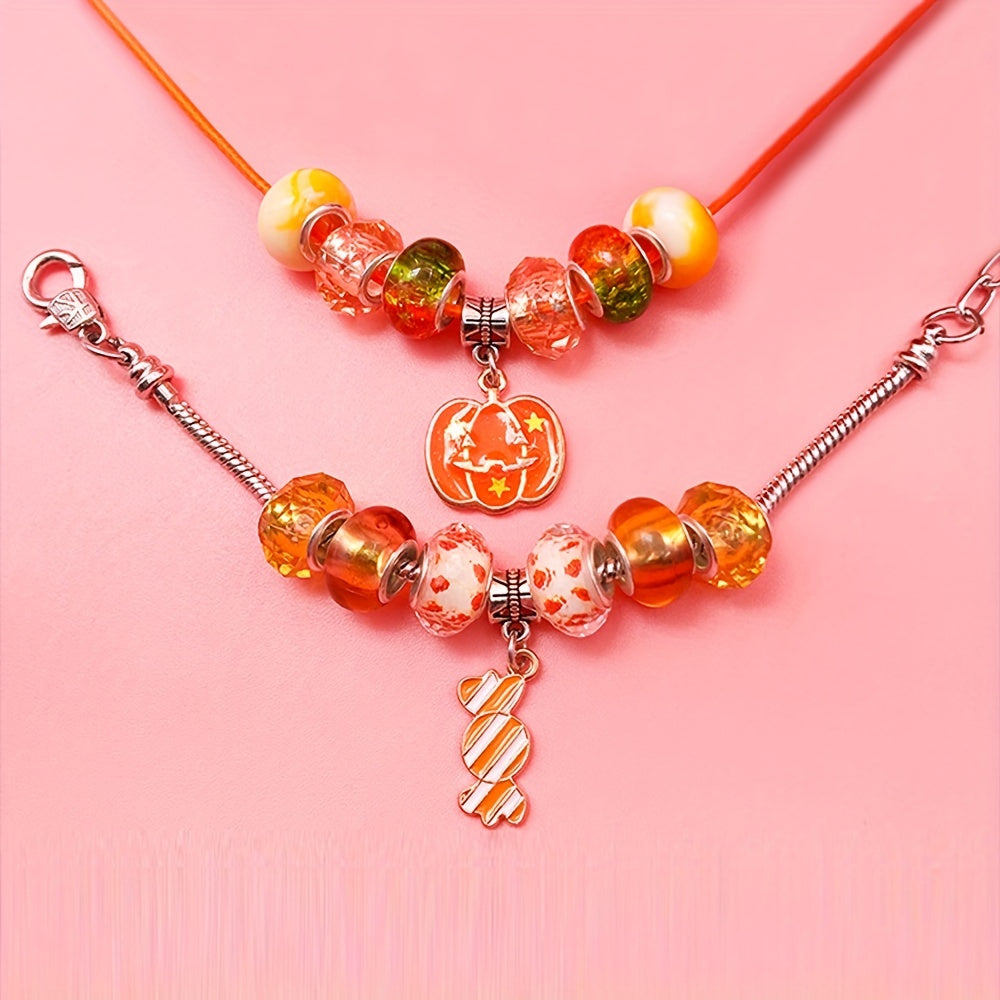 Women's DIY Bracelet & Necklace Kit with Beads & Charms