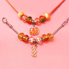 Women's DIY Bracelet & Necklace Kit with Beads & Charms