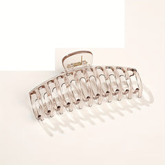 4pcs Resin Hair Claw Clips Transparent Nonslip Ponytail Holder Hair Clip