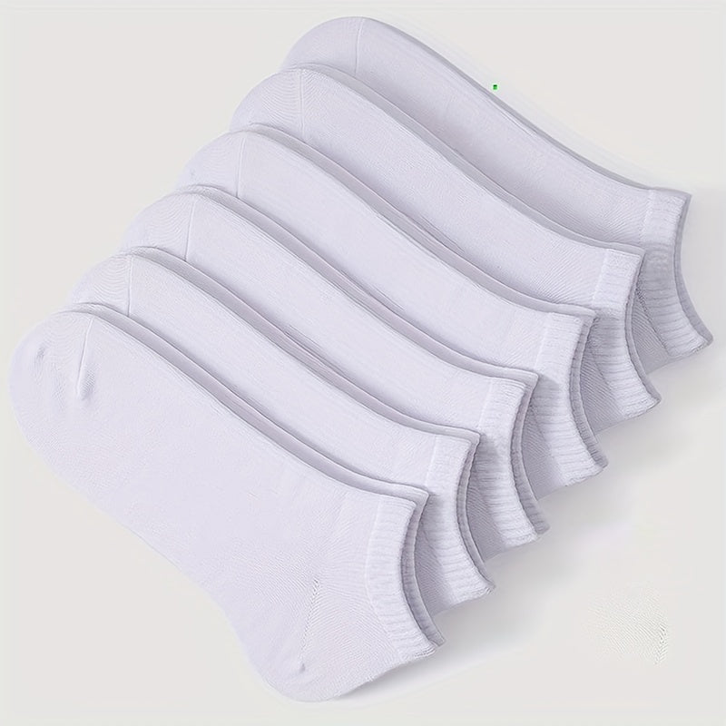 18 Pairs Solid Socks Comfy & Breathable Women's Stockings
