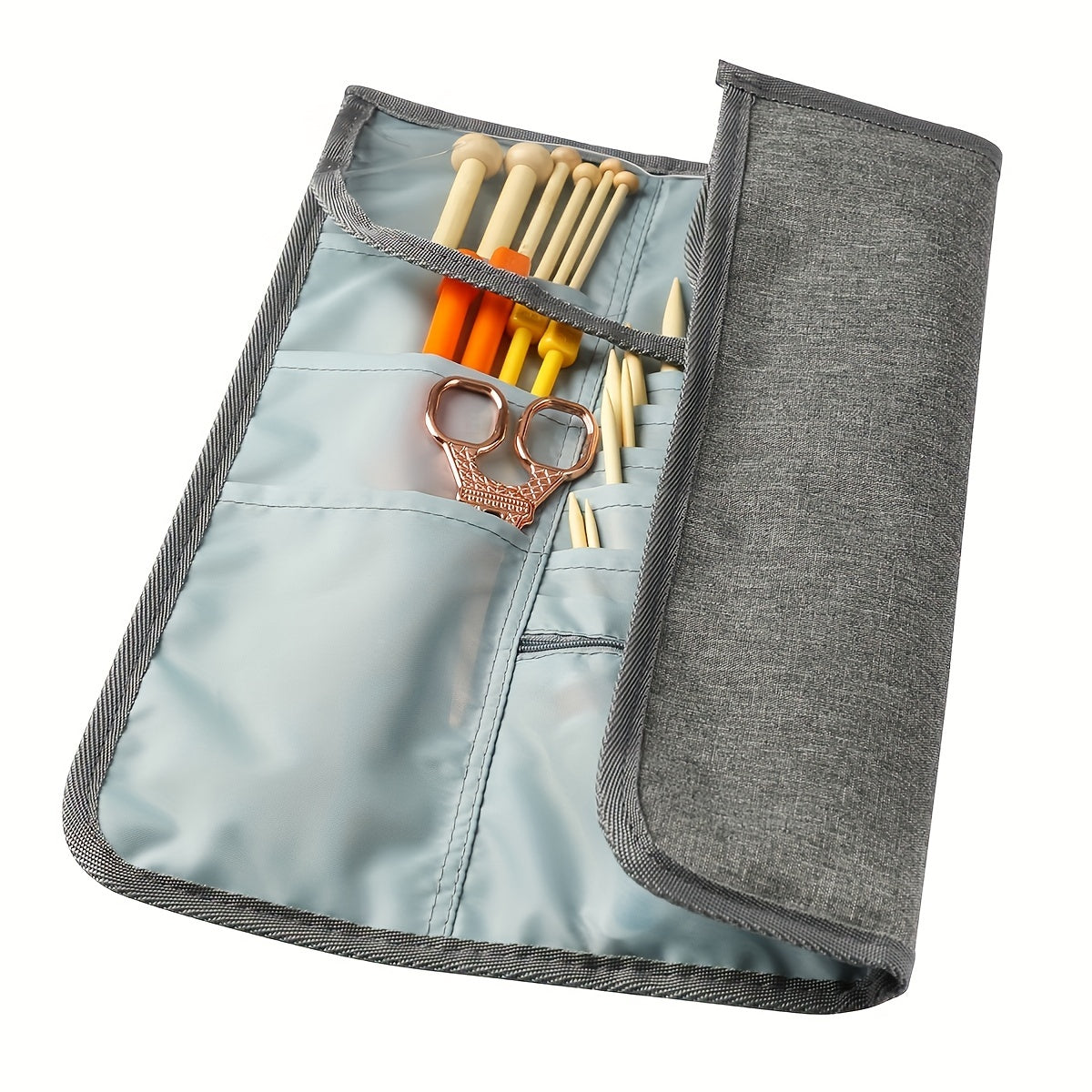 Sweater Knitting Needle Box Travel Organizer Storage Bag
