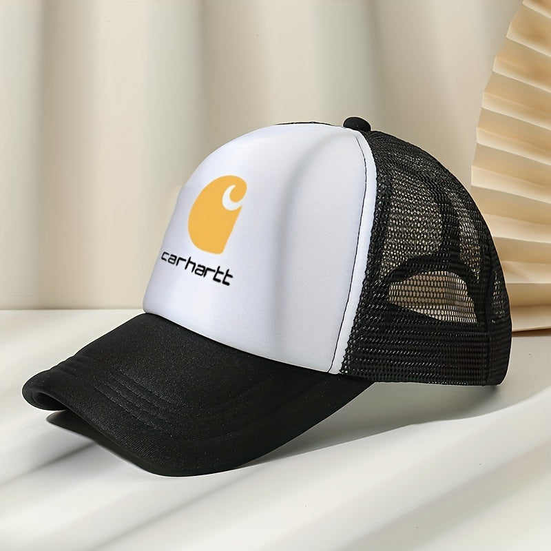Unisex Mesh Sunshade Baseball Cap with Embroidery