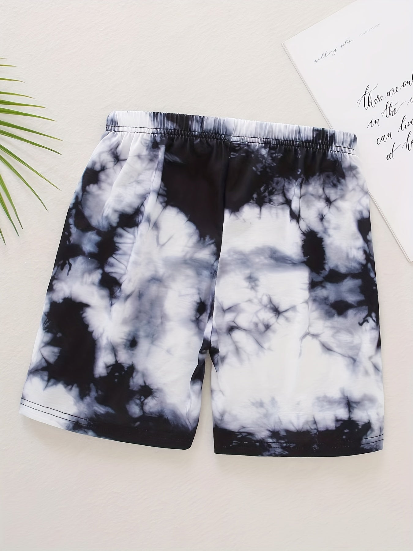 Boys' Tie Dye Printed Beach Shorts